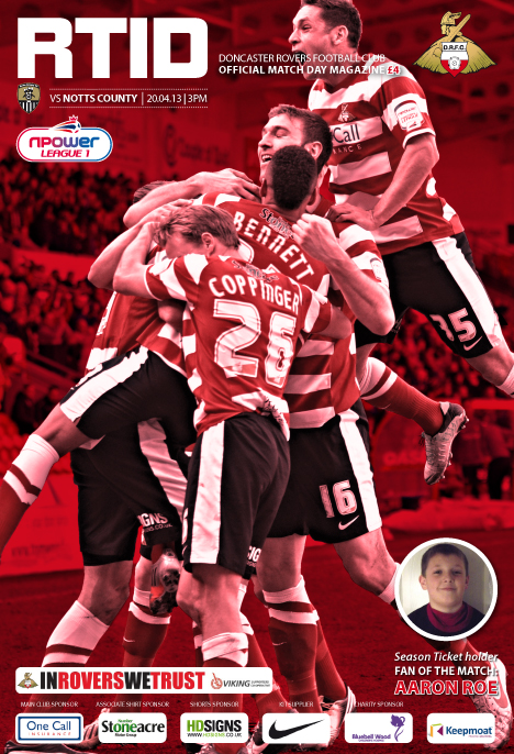 DONCASTER ROVERS v NOTTS COUNTY 2012/13